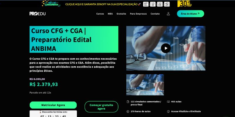 Curso para CFG - Pro Educacional