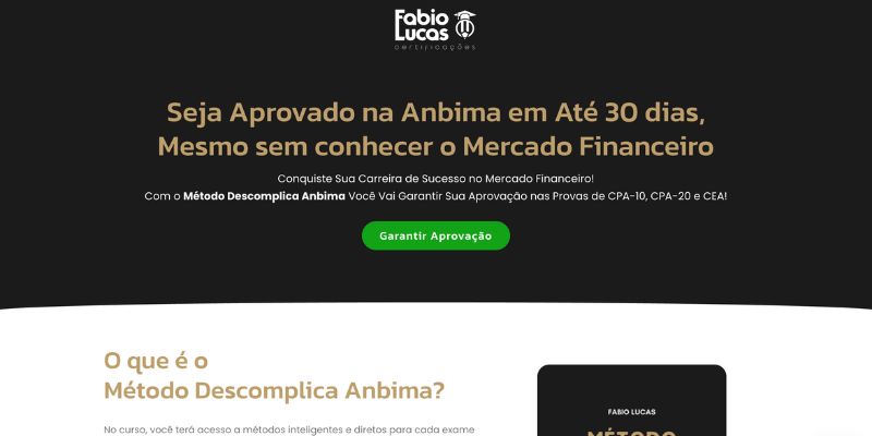 Curso preparatório para CPA-10 - Fabio Lucas